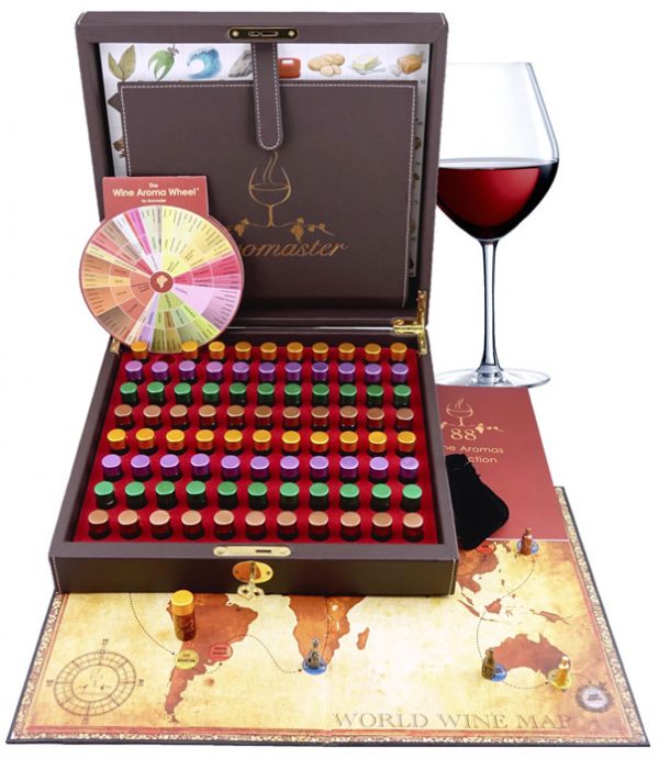 Master Sommelier Wine Aroma Kit 88 wine aromas web 600x691 1